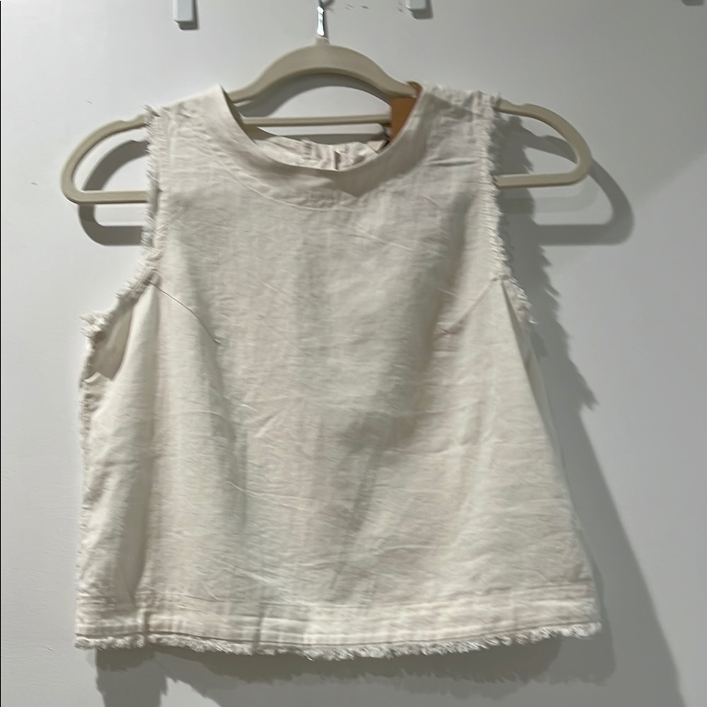 Thread & Supply White Tank Top Size XS